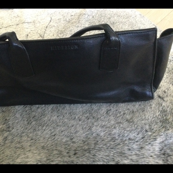 Cute and Rare Black Leather Handbag - Picture 1 of 5